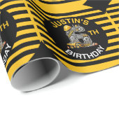 6. Geburtstagsbau Geschenkpapier (Rolleneckpunkt)