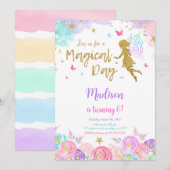 6. Geburtstagsfeier Party Einladung (Vorne/Hinten)