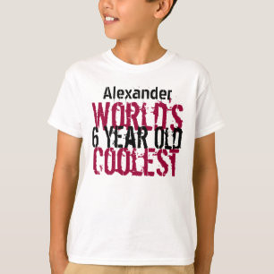 6. Geburtstagsgeschenk der Coolststen 6-Jährigen T-Shirt