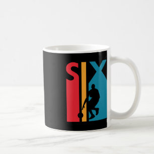 6. Geburtstagsgeschenk Sechs Vintager Basketball 6 Kaffeetasse
