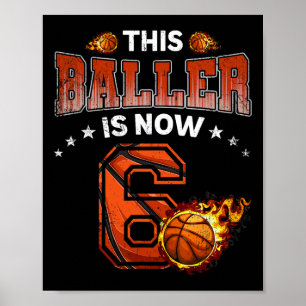 6. Geburtstagsgeschenke für Jungen Sketll Spieler Poster