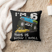 6. Geburtstagsgeschenke ich bin 6 So Roll Monste Kissen (Decke)