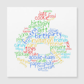 6. Geburtstagskarte Magnetkarte