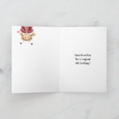 6. Geburtstagskarte mit niedlicher Marienkäferfee Karte (Innenseite)