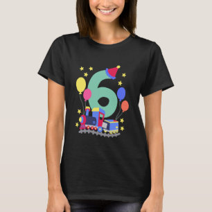 6. Geburtstagskurse Ich bin 6 Jungen Kinder 6 Jahr T-Shirt