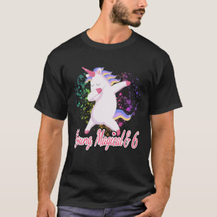 6. Geburtstagsoutfit, Dabbing Unicorn Junge Magisc T-Shirt