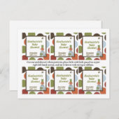 6 Gefallen Tags Laguna Beach Schildkrötenfüßler Ti Einladungspostkarte (Vorne/Hinten)