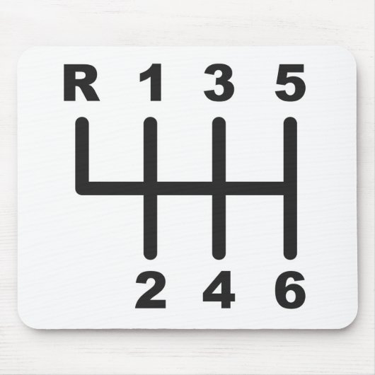 6 Geschwindigkeits-Schiebetor Mousepad (Vorne)