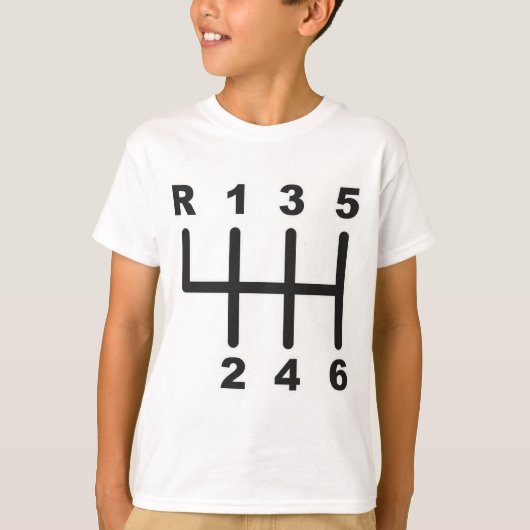 6 Geschwindigkeits-Schiebetor T-Shirt (Vorderseite)