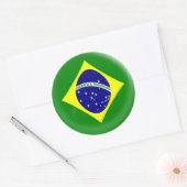 6 große Aufkleber Brasilien Flagge (Umschlag)