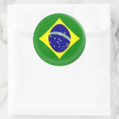 6 große Aufkleber Brasilien Flagge (Tasche)