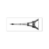 6 Größen Stempel mit Retrobild Eiffelturm (Prägung)