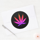 6 Großer Regenbogenkleber Runder Aufkleber (Umschlag)