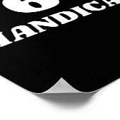 6 Handicap Golf Biden Funny Poster (Ecke)