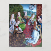 6 Heilige von Frauen in einem Garten (Verlassen Hä Postkarte (Vorderseite)