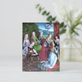 6 Heilige von Frauen in einem Garten (Verlassen Hä Postkarte (Stehend Vorderseite)