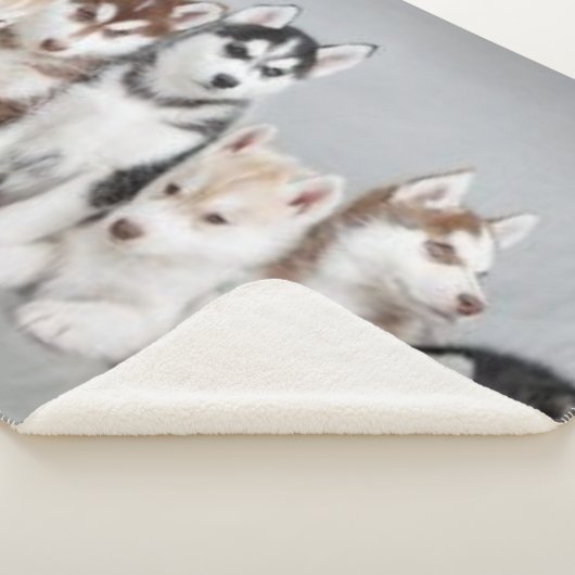 6 HEISERE WELPEN SHERPADECKE (3/4)