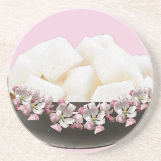 6. Hochzeitstag, Eisen und Zucker Getränkeuntersetzer (Vorne)