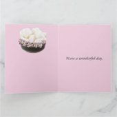 6. Hochzeitstag, Eisen und Zucker Karte (Innenseite)