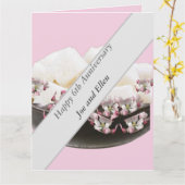 6. Hochzeitstag, Eisen und Zucker Karte (Gelbe Blume)