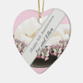 6. Hochzeitstag, Eisen und Zucker Keramik Ornament (Links)