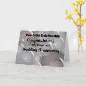 6. Hochzeitstag Karte (Gelbe Blume)