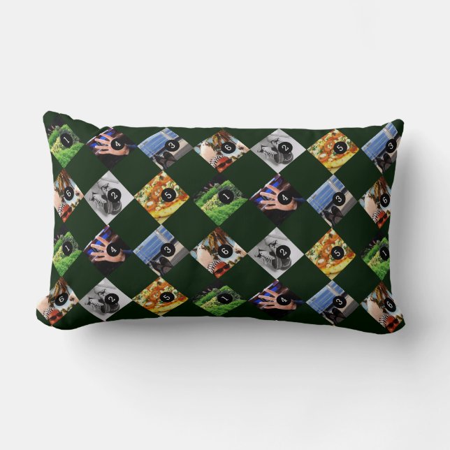 6 Ihrer Lieblings-Fotos, um Ihre Art zu machen Lendenkissen (Vorderseite)