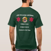 6. Infanterie-Abteilungs-T-Shirt T-Shirt (Rückseite)