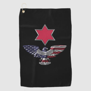 6. Infanterie-Division „Roter Stern“Adler Golfhandtuch