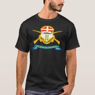 6. Infanterie-Regiment DUI w Br Ribbon X T-Shirt