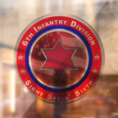 6. Infanterieabteilung Fensteraufkleber (Blatt 2)