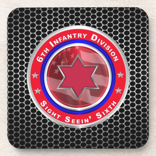 6. Infanterieabteilung Getränkeuntersetzer (Vorderseite)