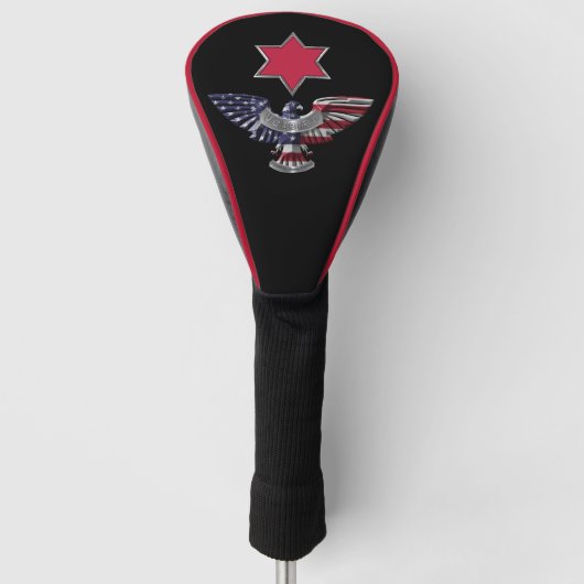 6. Infanterieabteilung "Red Star" Golf Headcover (Vorderseite)