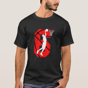 6 Jahre alt 6. Geburtstag Boy Basketball Liebhaber T-Shirt