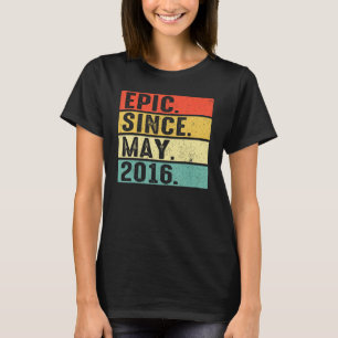 6 Jahre alt Epic Seit Mai 2016 6. Geburtstag 1 T-Shirt