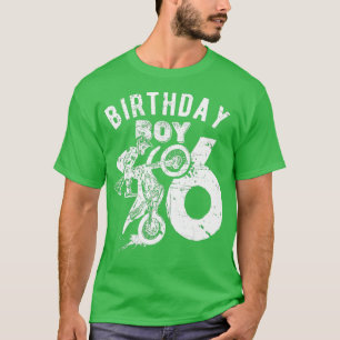 6 Jahre alt Kind Geburtstagskind Dirt bike Motorra T-Shirt