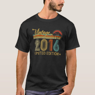 6 Jahre alt Vintag 2016 6th Birthday Limited Edit T-Shirt