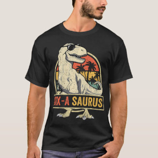 6 Jahre alter Dinosaurier Geburtstag 6. T Rex Dino T-Shirt