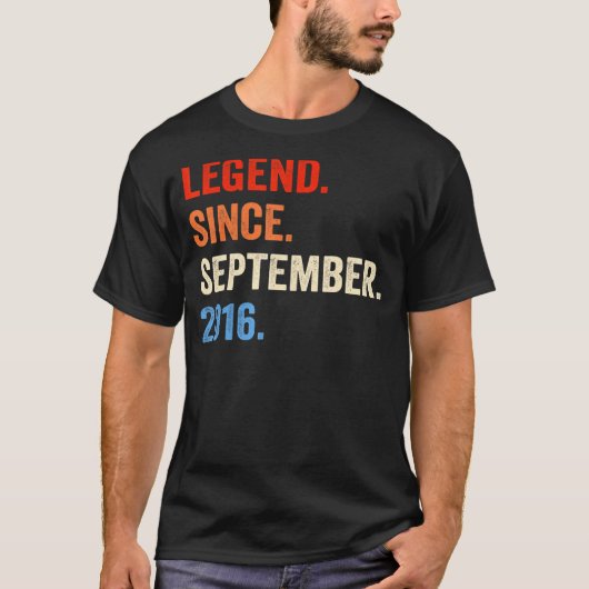 6 Jahre alter Geschenkenbold seit September 2016 6 T-Shirt (Vorderseite)
