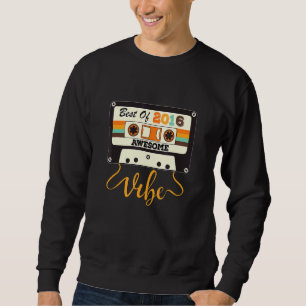 6 Jahre alter Tag Best of 2016 Cassette Tape 6th B Sweatshirt