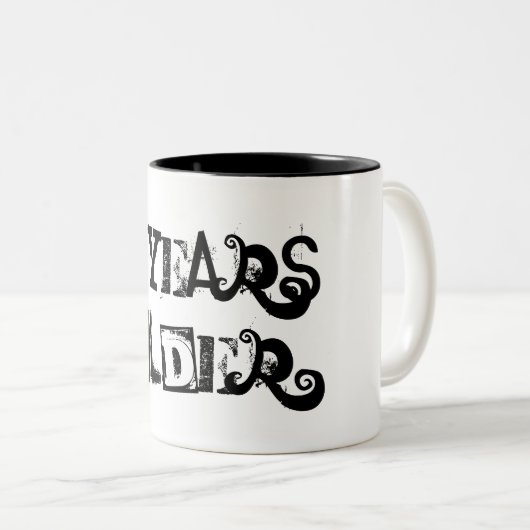 6 Jahre älter Zweifarbige Tasse (VorderseiteRechts)