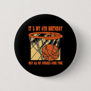 6 Jahre Altes Glück 6. Geburtstag Bysketbyll 6. Ge Button