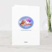 6 Jahre Custom Geburtstagkarte Little Ladybug Bere Karte (Rückseite)