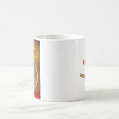 6 Jahre INDIVIDUELLE NAME OM Münzautomat Glitzer Kaffeetasse (Mittel)