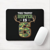 6 Jahre Jäger 6. Geburtstagsparty Hirschjäger Mousepad (Mit Mouse)