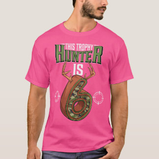 6 Jahre Jäger 6. Geburtstagsparty Hirschjäger T-Shirt