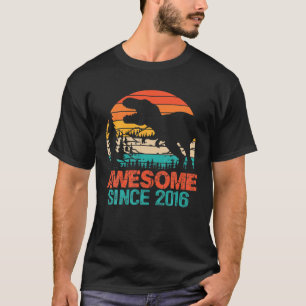 6 Jahre Junge Kinder 6. Geburtstag Dinosaurier Pha T-Shirt