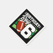 6 Jahre Party Thema 6. Geburtstag Junge Serviette (Ecke)