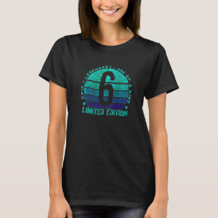 6 Jahre Vintag 2016 6. Geburtstag 4 T-Shirt