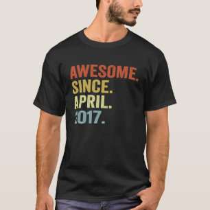 6 Jahre Vintag im April 2017 6. Geburtstag 2 T-Shirt